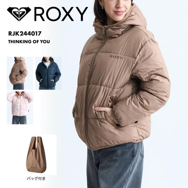 ROXY/ロキシー  ジャケット THINKING OF YOU 2024 FALL&WINTER RJK244014 ダウン 中綿 アウター バッグ付き 軽い 防寒 シンプル ブランド おしゃれ かわいい 女性用の通販は