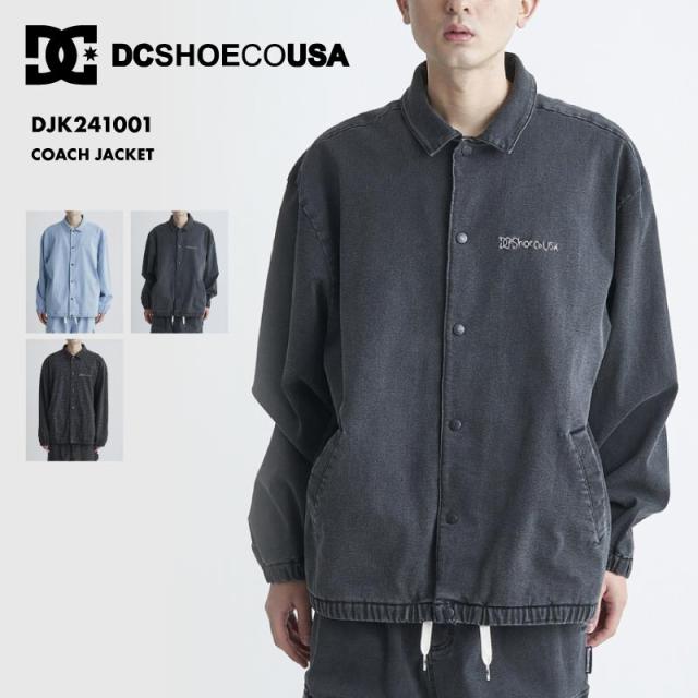 DC SHOES/ディーシー メンズ コーチジャケット 24 COACH JACKET SPRING カジュアル トレンド ドロップショルダー オーバー DJK241001