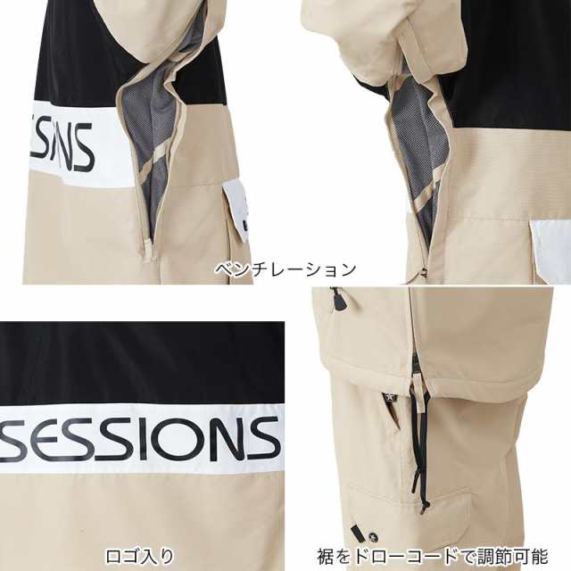 SESSIONS/セッションズ メンズ スノーボードウェア ジャケット