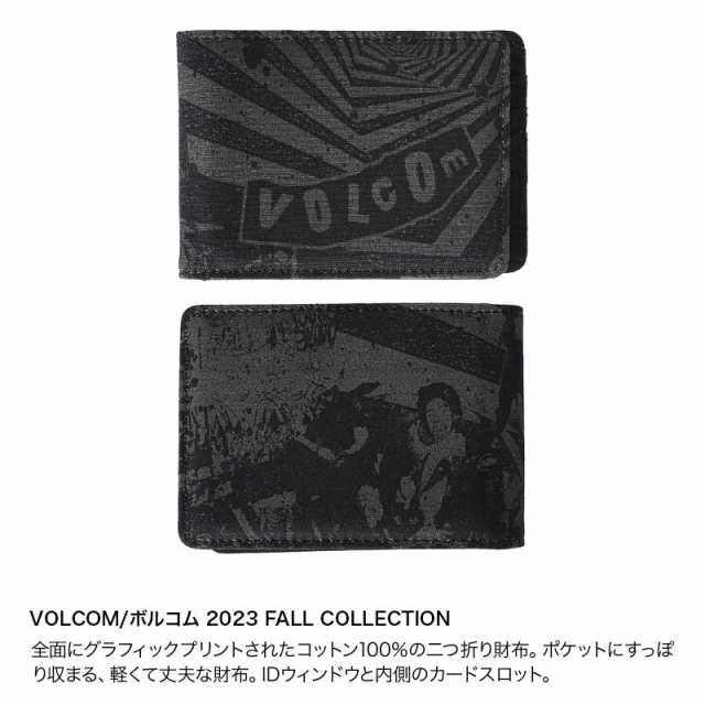 VOLCOM/ボルコム メンズ 二つ折り財布 D6032300 ウォレット カード