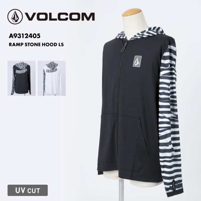 VOLCOM/ボルコム メンズ ラッシュガードZIPパーカー RAMP STONE HOOD LS 2024 SPRING A9312405 ラッシュパーカー UVカット 紫外線対策 フ