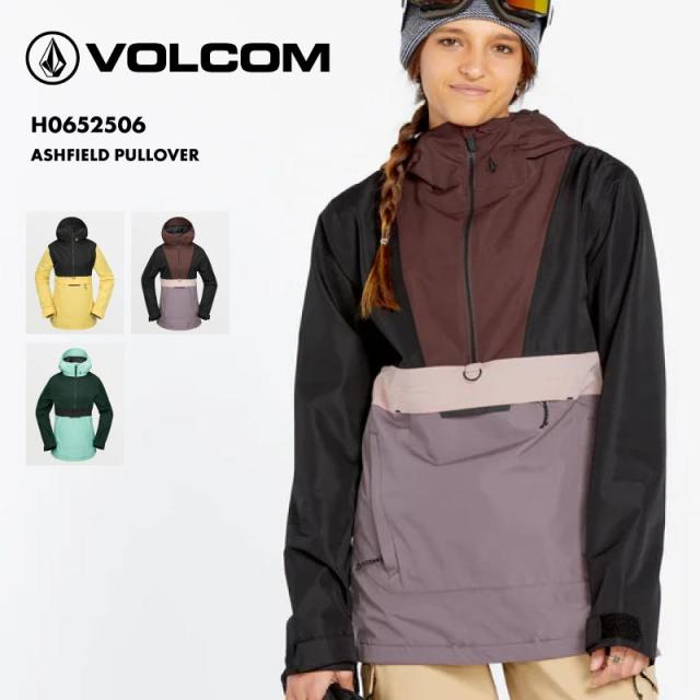 VOLCOM/ボルコム レディース スノージャケット ASHFIELD PULLOVER 2025 SNOW H0652506 スノーボード スキー ウインタースポーツ 防寒 スノボウェア スキーウェア アウター リラックスフィット ミドル丈 2方向サイドジッパー 女性用の通販は