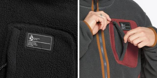 VOLCOM/ボルコム メンズ フリース トレーナー FLEECER FULL ZIP 2025