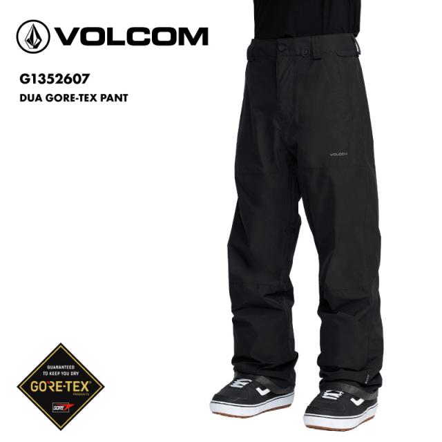 VOLCOM/ボルコム スノーボードウェア メンズ スノーパンツ DUA GORE-TEX PANT 2026  G1352607 スノーウェア スノボウェア スノーボード スキー パンツ単品 ベンチレーション付き ゲレンデ 防寒着 アウター ゴアテックス 男性用
