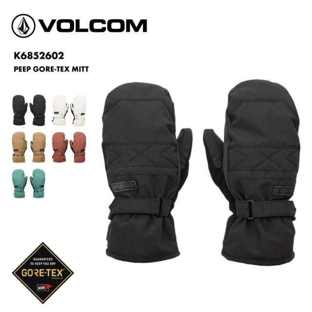 VOLCOM/ボルコム レディース GORE-TEX ミトングローブ PEEP GORE-TEX MITT 2026  K6852602 スノーグローブ スノーボードグローブ スノボグローブ スキーグローブ スキー スノボ スノーボード 手袋 防寒 保温 女性用