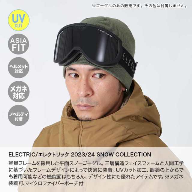 正規品販売！ ELECTRIC/エレクトリック メンズ CAM 平面ゴーグル(バンダナ付） スキー・スノーボードアクセサリー