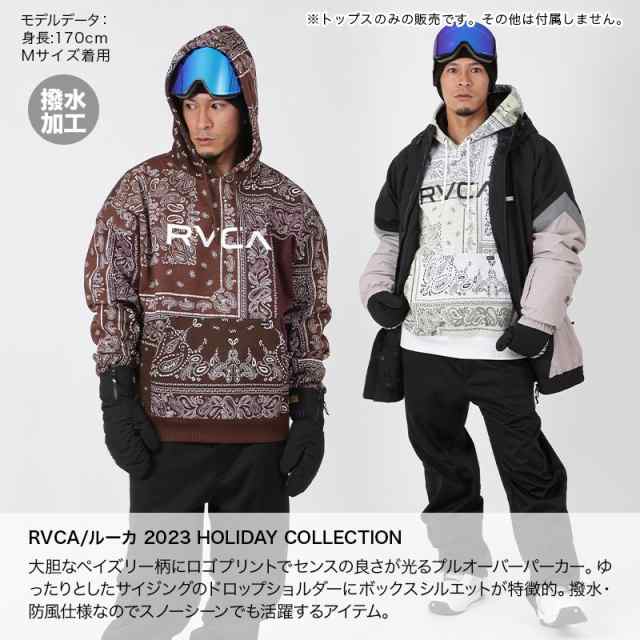 RVCA/ルーカ メンズ スノーウェア 撥水パーカー BC042-158