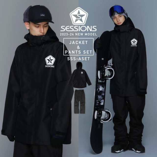 SESSIONS＆PONTAPES/セッションズ×ポンタペス スノーボードウェア ジャケット＆パンツ SSS-ASET