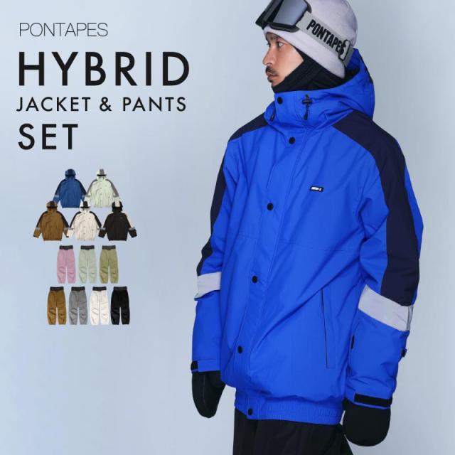 上下セット⭐️スキーウェア スノーボード PONTAPES メンズ XLサイズ ポンタぺス 予約 早期購入特典付 スノーボードウェア 上下セット