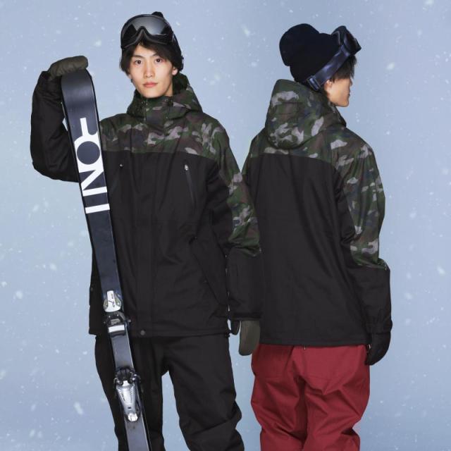 24-25スノーボード ウェア/上下セット/スノボー/メンズ/ブラック