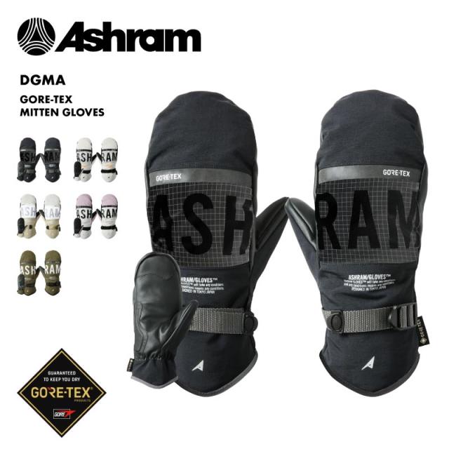 ASHRAM/アシュラム メンズ GORE-TEX ミトングローブ DGMA 2024-25 SNOW