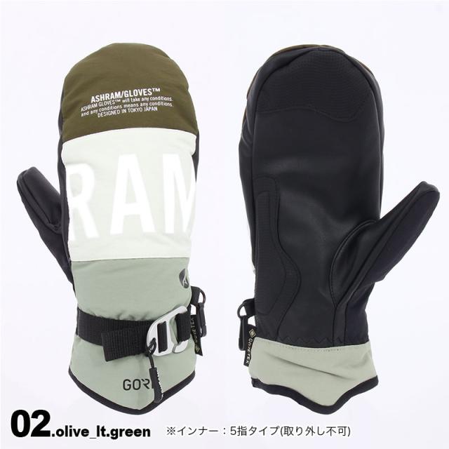 スキー・スノーボードアクセサリー 23/24 GORE-TEX ASHRAM PROFILE LOGO MITT スノーボード グローブ ユニセックス ゴアテックス ASHRAM