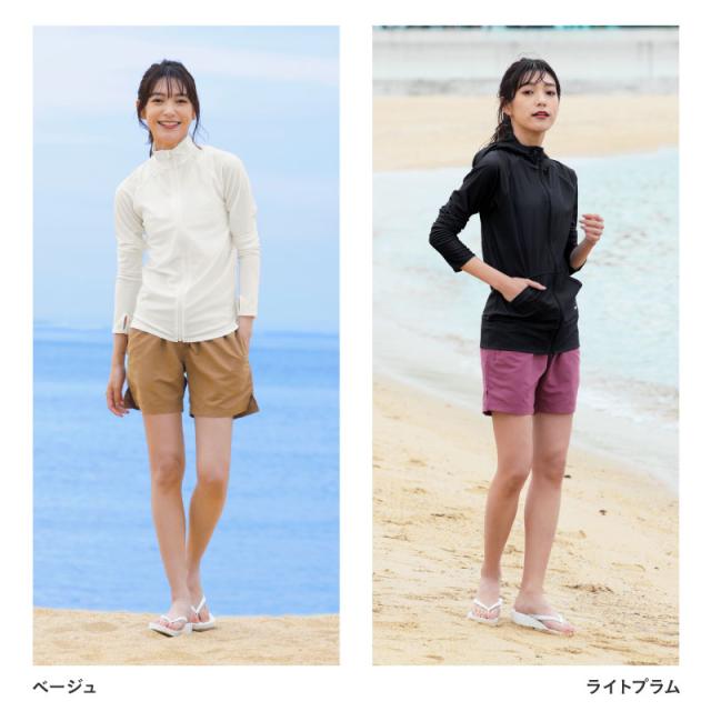 400円OFFクーポン配布中】サーフパンツ レディース 水着 ミドル