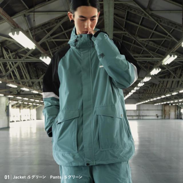 ≪25-26新作≫ スキーウェア スノーボードウェアメンズ 上下セット