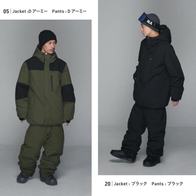 ≪新作 予約≫ スノーボードウェア メンズ 上下セット スノボ