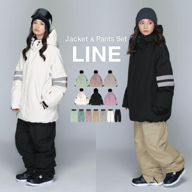 ≪25-26新作≫ スキーウェア スノーボードウェア レディース セットアップ 上下セット スノボウェア ボードウェア スノーウェア ジブパンツ ジャケット スキー かわいい 女子 防寒 撥水 防風 雪山  ICEPARDAL/アイスパーダル ISET-52PJB