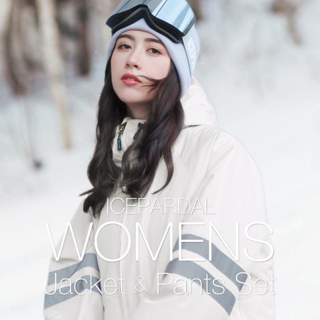 【美品5点】ICEPARDAL ヒョウ柄 スノーボード スキー ウェア セット 美品5点】ICEPARDAL ヒョウ柄 スノーボード スキー ウェア