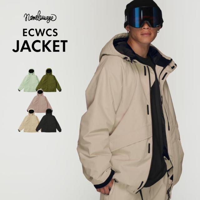 ≪25-26新作≫ スキーウェア スノーボードウェア メンズ レディース ジャケット単品 スノボウェア ボードウェア スノーウェア ECWCS ジャケット 上着 アウター スキー シンプル おしゃれ 防寒 撥水 防風 雪山 アウトドア namelessage/ネームレスエイジ age-886