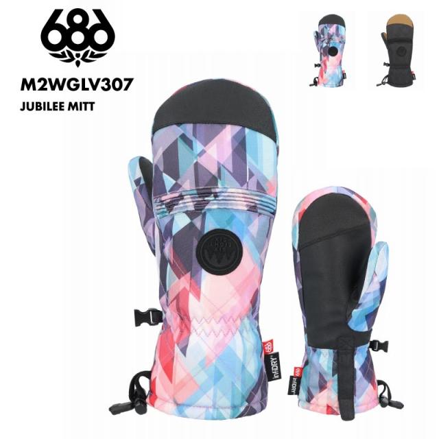 686/シックスエイトシックス レディース スノー ミトングローブ JUBILEE MITT WINTER 24-25 M2WGLV307
