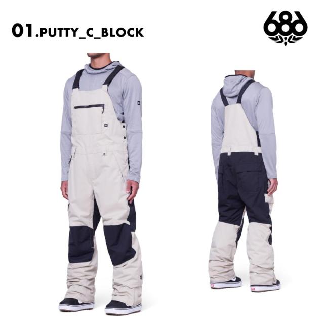 686/シックスエイトシックス メンズ スノー ビブパンツ M2W211