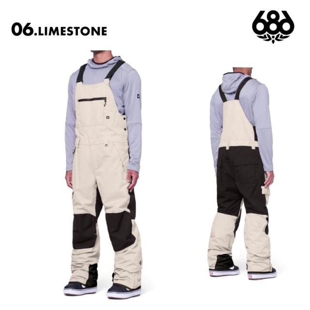 686/シックスエイトシックス メンズ スノー ビブパンツ M2W211 スノー