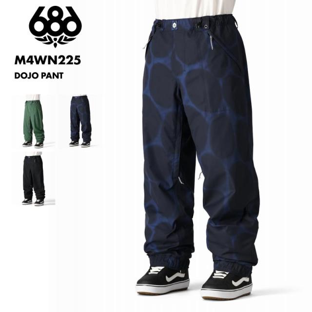 686/シックスエイトシックス メンズ スノーウェア パンツ DOJO PANT WINTER 24-25 スノーボード スキー 防寒 スノボウェア スキーウェア  M4WN225