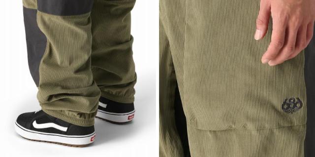 686/シックスエイトシックス メンズ スノーウェア パンツ 2.5L GHOST PANT WINTER 24-25 スノーボード スキー 防寒 スノボウェア スキーウェア  M3WN223