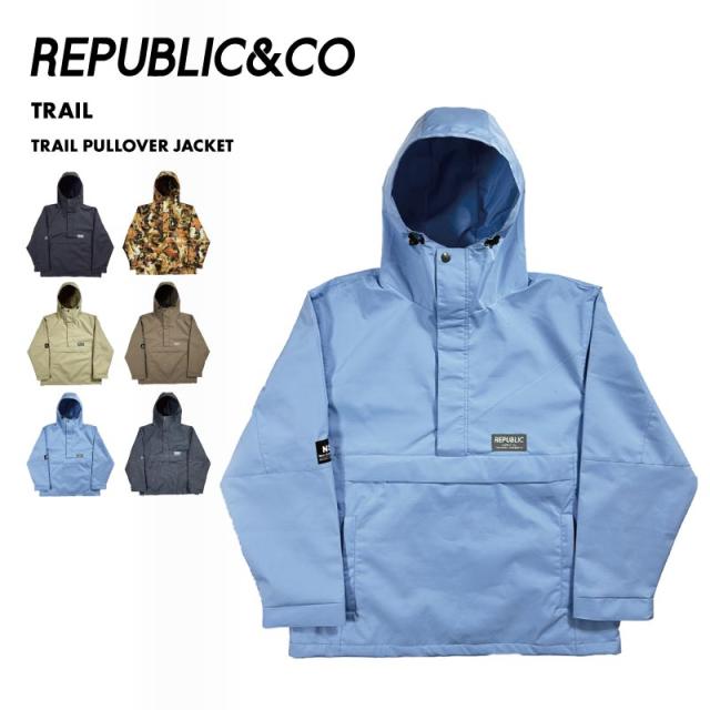 Republic & Co/リパブリック メンズ スノーウェア プルオーバー ジャケット TRAIL PULLOVER JACKET 2024-25  TRAIL