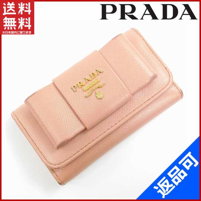 新品 PRADA キーケース サフィアーノお譲りします