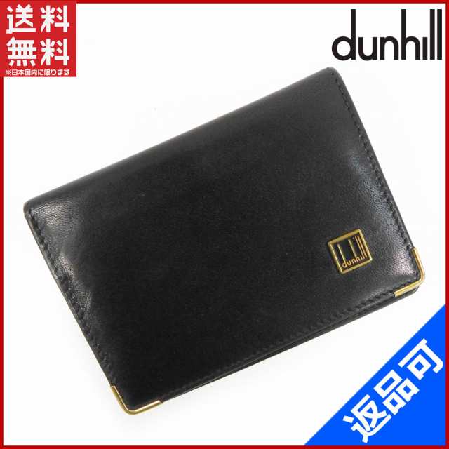 ダンヒル カードケース Dunhill カードケース 名刺入れ ゴールド金具 ブラック 即納 中古 Xの通販はau Pay マーケット Brands