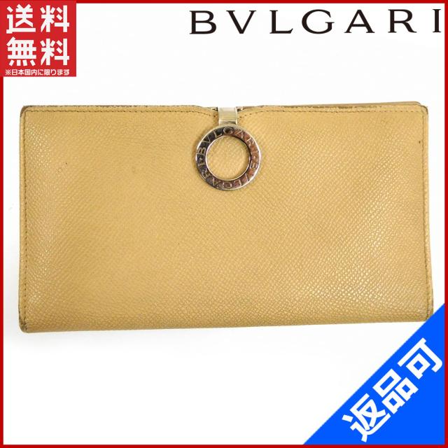 ブルガリ 財布 Bvlgari 長札入れ ロゴグリップ ベージュ 人気 即納 中古 Xの通販はau Pay マーケット Brands