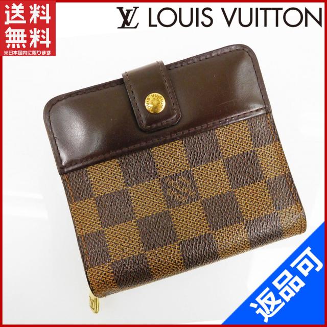 ルイヴィトン 財布 Louis Vuitton 二つ折り財布 コンパクトジップ エベヌ 人気 即納 中古 Xの通販はau Pay マーケット Brands