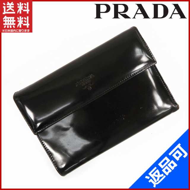 プラダ 財布 PRADA 二つ折り財布 三つ折り財布 ブラウン 即納 【中古】 X12320｜au PAY マーケット