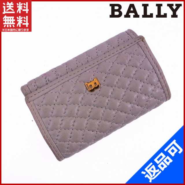 バリー キーケース BALLY キーケース 6連キーケース G金具 ベージュ