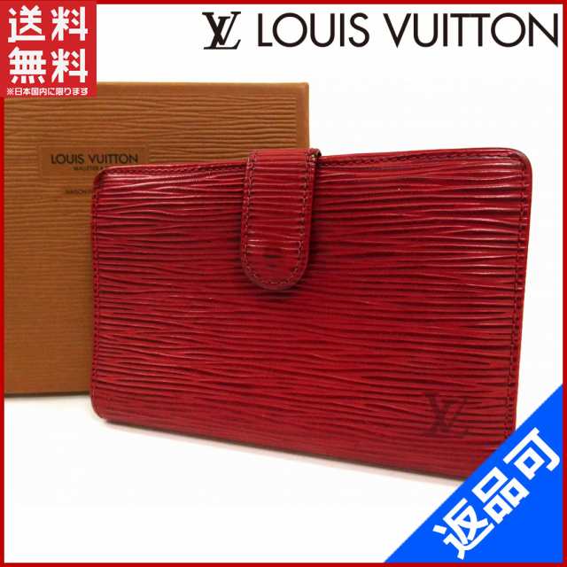 ルイヴィトン 財布 LOUIS VUITTON 二つ折り財布 がま口財布 ポルトモネビエヴィエノワ カスティリアンレッド 人気 即納 【中古】  X13879｜au PAY マーケット