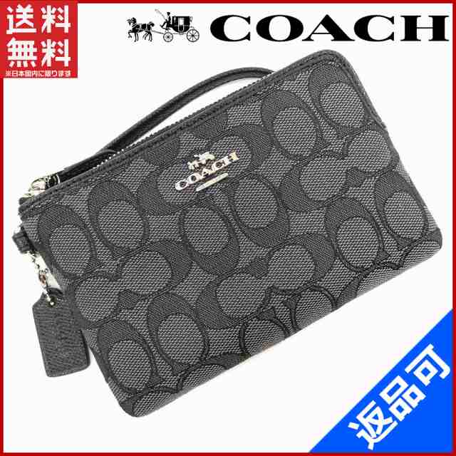 人気商品！！ 【新品未使用】coach ポーチ グレー - 通販 - www 