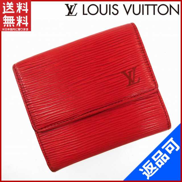 ルイヴィトン 財布 Louis Vuitton 二つ折り財布 Wホック財布 メンズ可 ポルトモネビエカルトクレディ レッド 人気 即納 中古 Xの通販はau Pay マーケット Brands