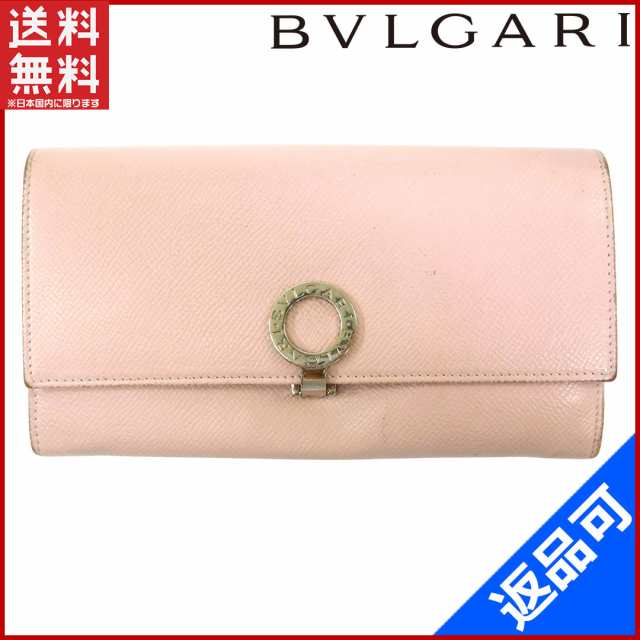 ブルガリ 財布 Bvlgari 長財布 ピンク 即納 中古 Xの通販はau Pay マーケット Brands