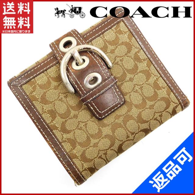 コーチ 財布 Coach 二つ折り財布 Wホック財布 ライトブラウン ブラウン 即納 中古 X16919の通販はau Pay マーケット Brands