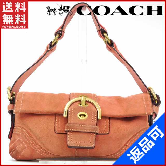 COACH コーチ ショルダーウォレット レザー ゴールド金具 ピンク YJ6