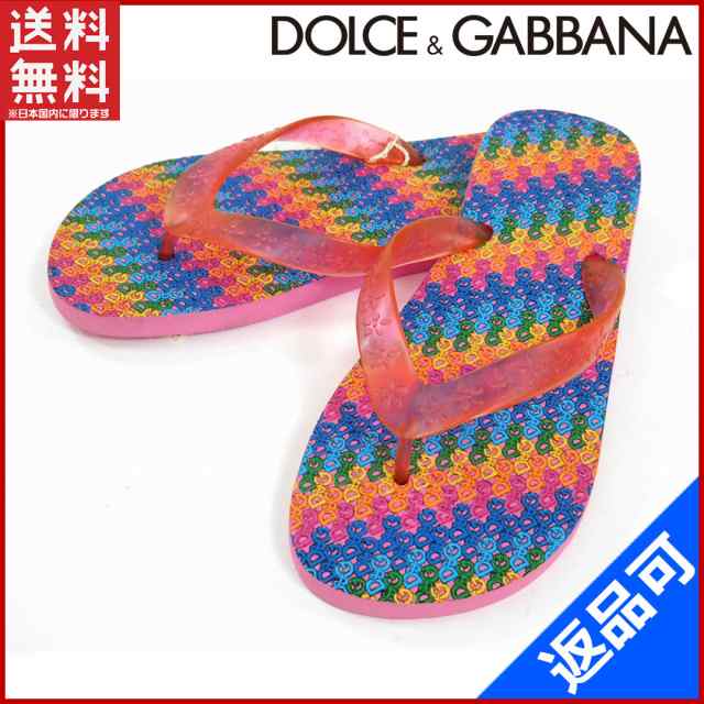 ドルチェ&ガッバーナ 靴 DOLCE&GABBANA サンダル ＃38 ピンク 人気　未使用品 (未使用品) X6415｜au PAY マーケット