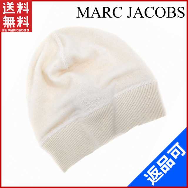 マークジェイコブス 帽子 MARC JACOBS 帽子 ファッションアイテム ホワイト 人気 良品 【中古】 X6741