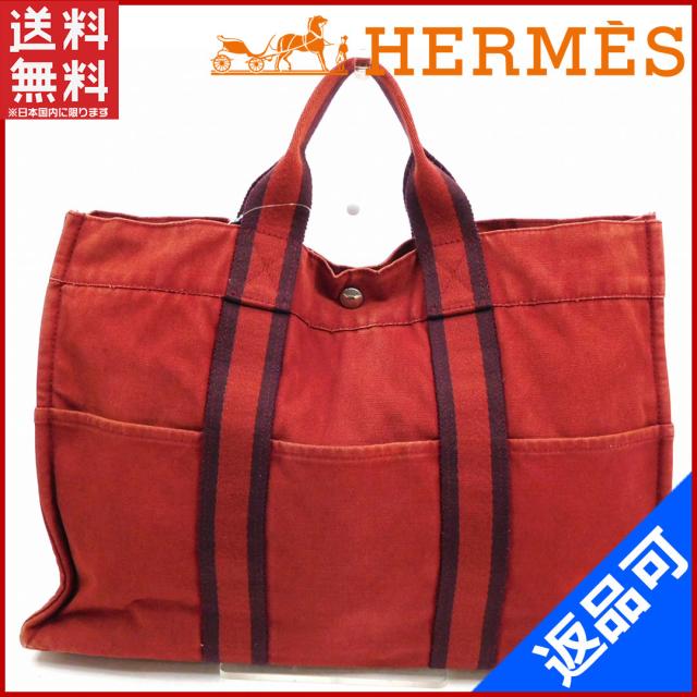 エルメス バッグ Hermes トートバッグ ハンドバッグ フールトゥトートmm レッド パープル 人気 激安 中古 X7463の通販はau Pay マーケット Brands