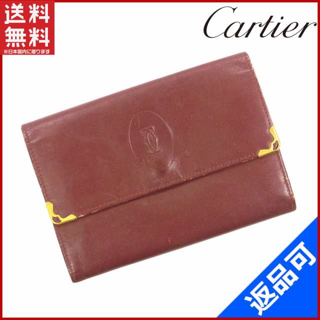 カルティエ 財布 Cartier 二つ折り財布 がま口財布 マストライン ...