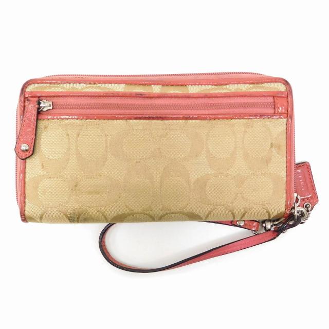 コーチ 財布 Coach 長財布 ラウンドファスナー ベージュ 激安 即納 中古 X8578の通販はau Pay マーケット Brands