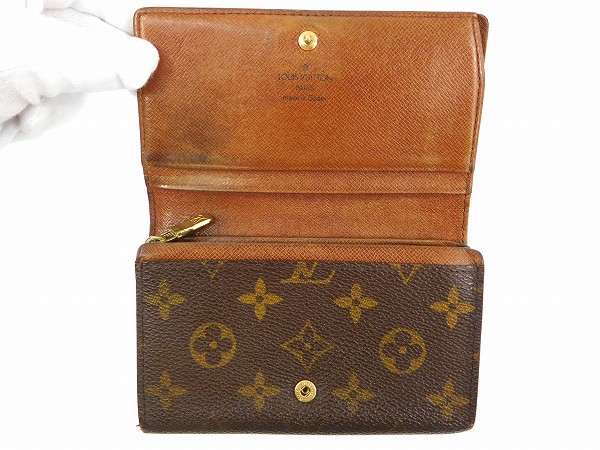 ルイヴィトン 財布 Louis Vuitton 長財布 L字ファスナー財布 メンズ可 ポルトモネビエトレゾール ブラウン 人気 即納 中古 Xの通販はau Pay マーケット Brands