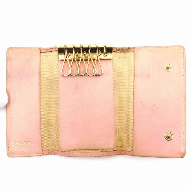 シャネル キーケース Chanel キーケース ピンク 激安 即納 中古 X26の通販はau Pay マーケット Brands