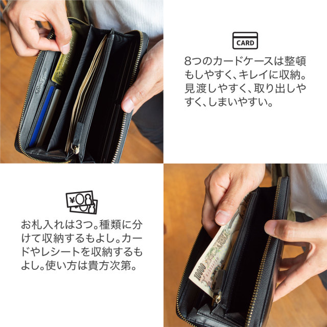 長財布 メンズ ウォレットチェーン 本革 牛革 財布 イタリアンレザー ラウンドファスナー 財布 小銭入れ 大容量 収納 ロングウォレット の通販はau Pay マーケット Casemaster