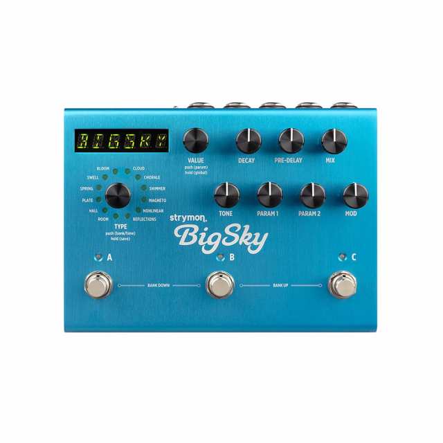 最安値販売 strymon BigSky リバーブ ギターエフェクター Strymon Big