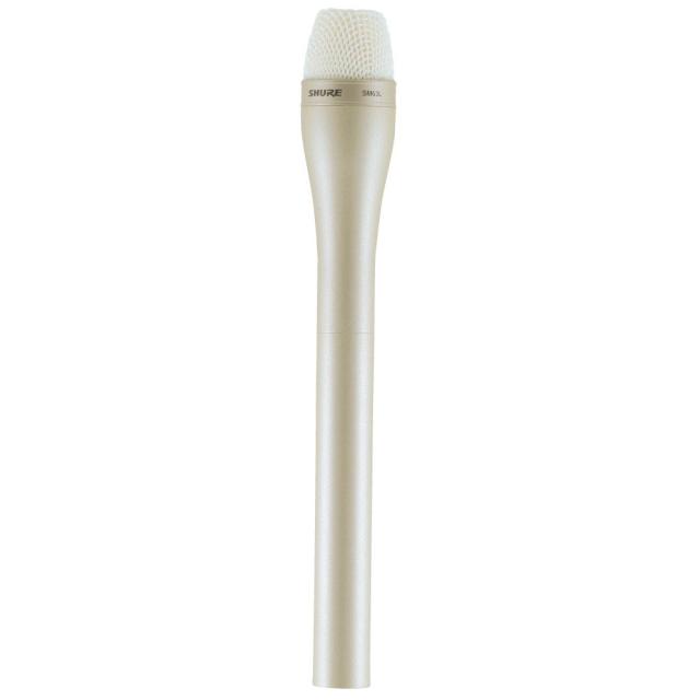 SHURE SM63Lインタビュー用ダイナミックマイク 風防とポーチ付き SM63L インタビューマイク S0036｜SOUNDMART